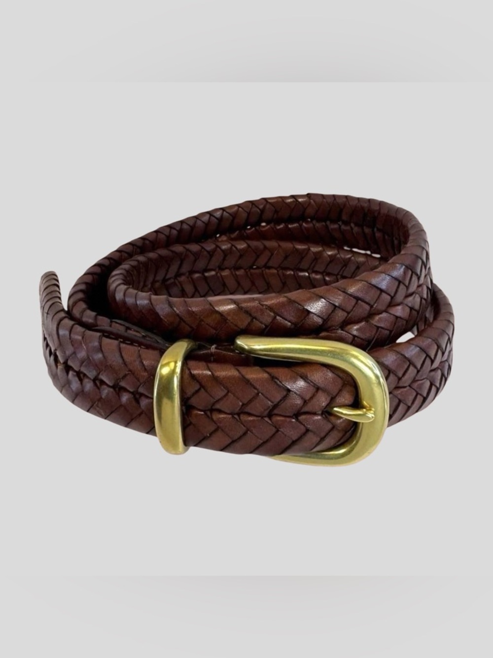 Coach leather belt